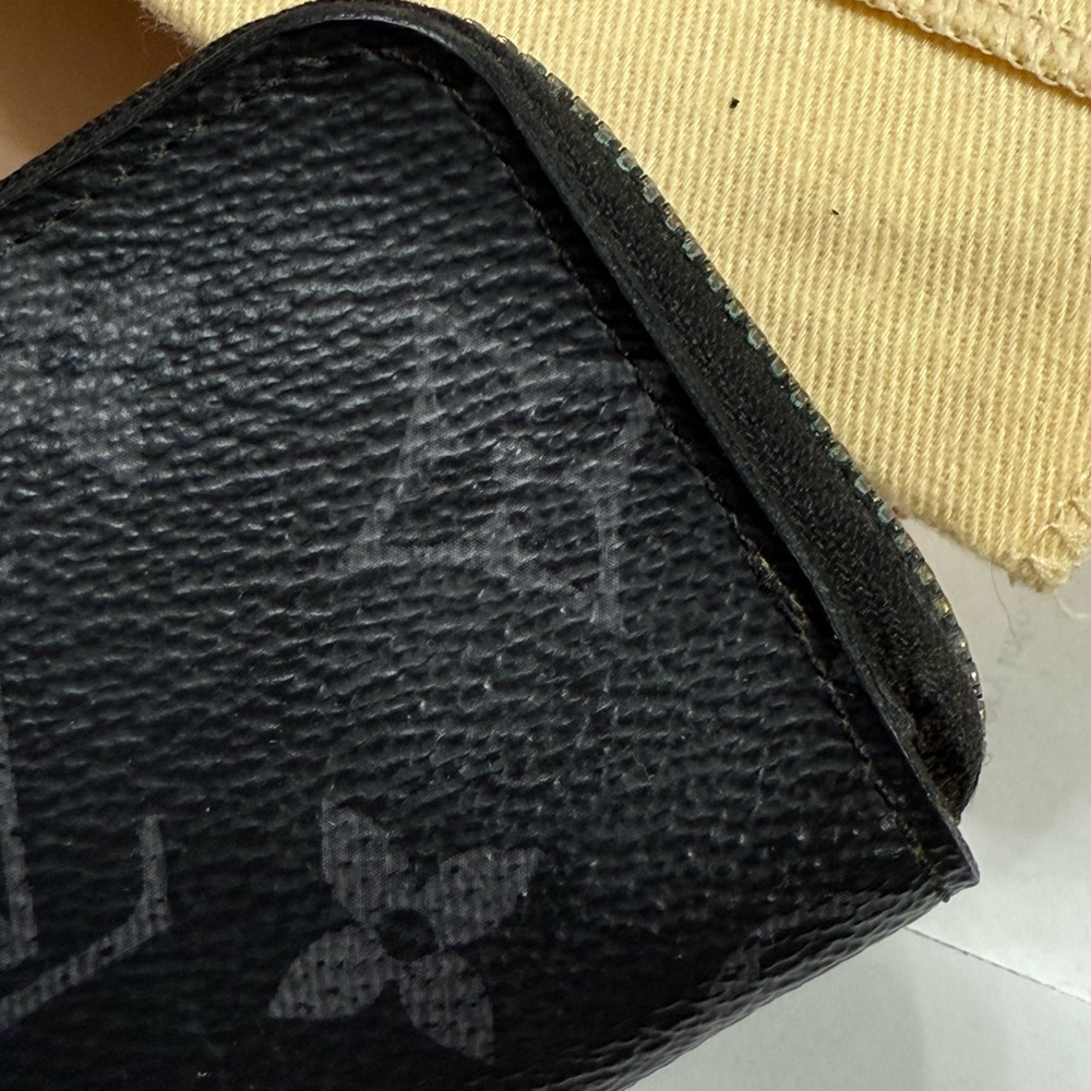 Louis Vuitton Eclipse Coin Purse Wallet Black - Picture 12 of 16